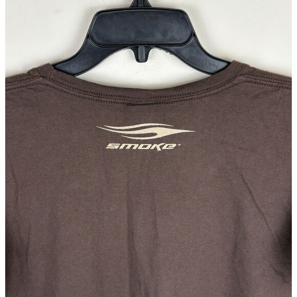 Women’s Smoke By Tony Stewart Graphic T-Shirt / Brown / Size XL - Picture 4 of 6